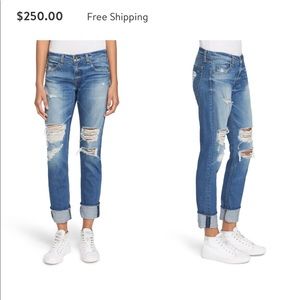 Rag & Bone Distressed Boyfriend Jeans